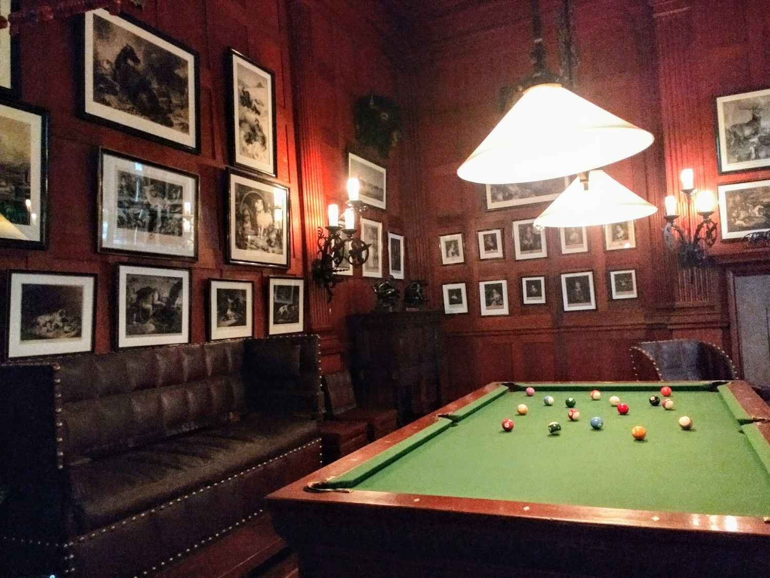 Billiards room